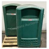 (2) Rubbermaid Trash Receptacles