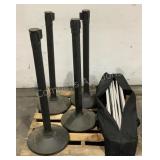Stanchions & Pop-Up Frame