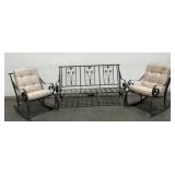 Patio Bench & Rocking Chairs