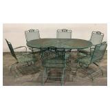 Outdoor Table & 6 Chairs