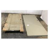 (2) Assorted Metal Doors