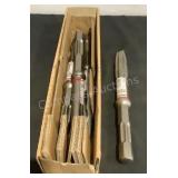 (4) Hilti 15.7" Flat Point Chisels TE-HX FP 40