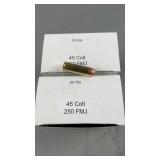 (100 Rnds) Reloaded 45 Long Colt 250g FMJ