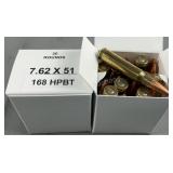 (40 Rnds) Reloaded 7.62x51 168g HPBT