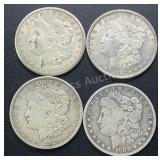 (4) 1900-1921 Morgan Silver Dollar .77344 ASW