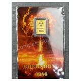 Chernobyl 1986 Commemorative Bar 1/1000oz AGW