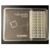 Valcambi 100 Gram .999 Silver Bar ASW