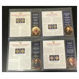 (4) Presidential Dollar Coin Collection