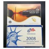 2008 & 2016 US Mint Proof Sets
