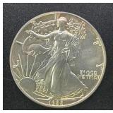 1988 Silver Eagle Dollar 1oz ASW