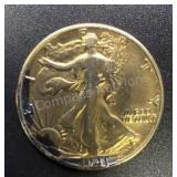 1941 Walking Liberty Half Dollar .77344 ASW