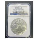 2007 Silver Eagle Dollar 1oz ASW NGC Early Release