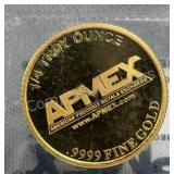 APMEX Metals Gold Round 1/4 Troy oz AGW