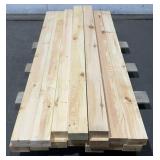 (16) 5"x3"x88-1/8" Pine Timber