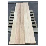 (5) 5-1/4"x2-7/8"x88-1/8" Red Oak Timber