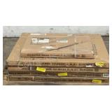 (5) Assorted Square Folding Tables