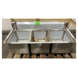 Regency 3-Bay Stainless Steel Sink