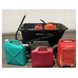 Yard Cart & Gas Cans