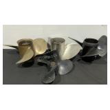 (4) Assorted Boat Propellers
