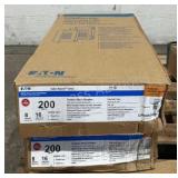 (2) Eaton 200 Amp Load Centers