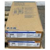 (2) Eaton 200 Amp Load Centers CHP08B200RF