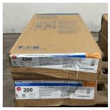 (2) Eaton 200 Amp Load Centers