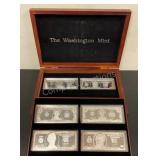 (6) 2004 4oz Silver Bars Washington Mint Collectio