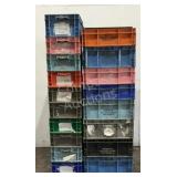 (44) Assorted Plastic Totes