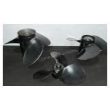 (3) Assorted Boat Propellers