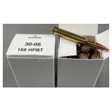 (40 Rnds) Reloaded .30-06 168g HPBT