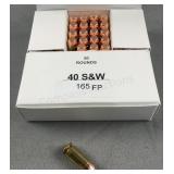 (100 Rnds) Reloaded .40 S&W 156g FP