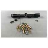 *SEIZURE* Assorted Ammo & Rifle Scope