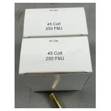 (100 Rnds) Reloaded 45 Colt 250g FMJ