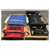 Bleacher Chairs & Lawn Chair