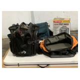 Folding Table, Tool Bags & Heater