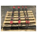 (6) Razorback 15 Tine Bow Rakes