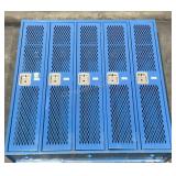 5 Door Metal Locker Unit