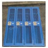 4 Door Metal Locker Unit