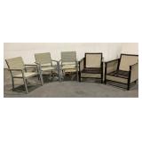 (5) Assorted Patio Chairs