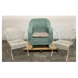(3) Assorted Patio Chairs