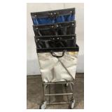 (4) Assorted Vinyl Laundry Carts