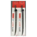 (2) Bubba 12' E-Stiff Replacement Blades