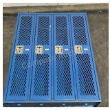 4 Door Metal Locker Unit