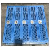 5 Door Metal Locker Unit