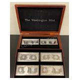 (6) 2004 4oz Silver Bars Washington Mint Collectio