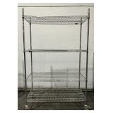 Uline Rolling Metal Wire Rack