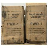 (2) FWD-1 Food Waste Disposers