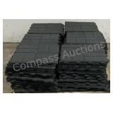 (100) 16" x 16" Rubber Floor Tiles