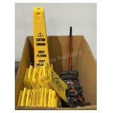 Wet Floor Signs & Dust Pans