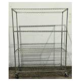 Rolling Metal Wire Shelving Unit IRSG
